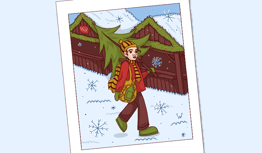 Пауза между праздничными заботами 